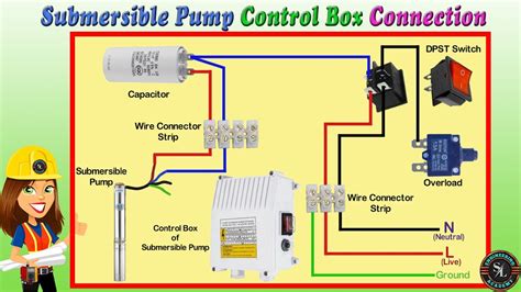 submersible pump control box connection